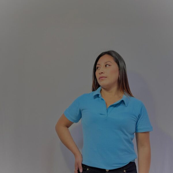 CAMISA POLO CELESTE